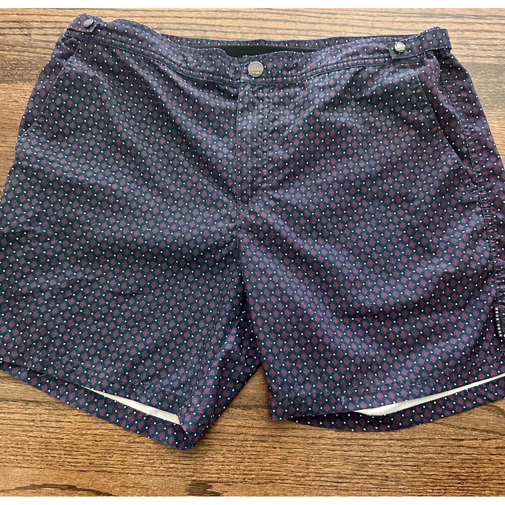 Hugo Boss Navy Men's LIned Shorts US Small